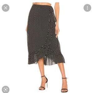 L'Academie the cara skirt black and white xxs